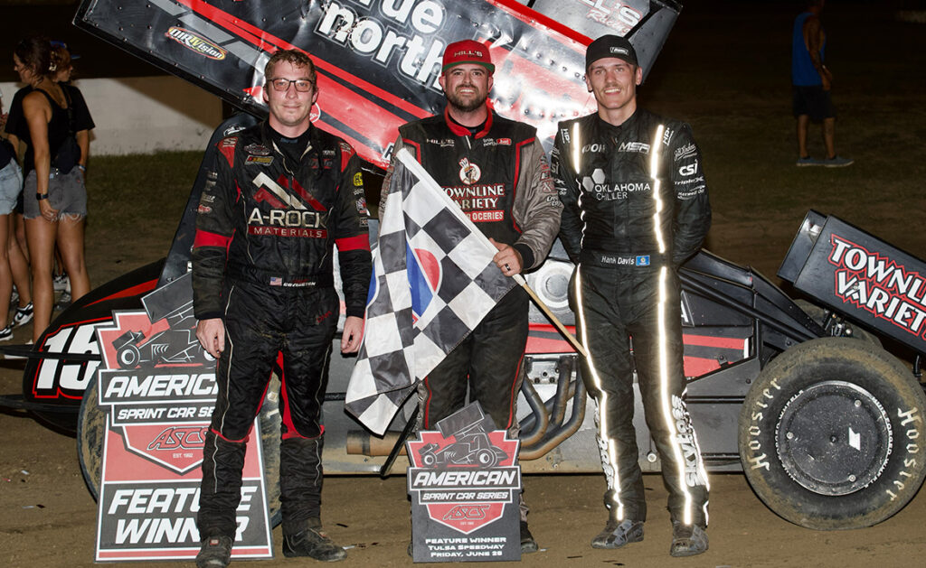 Tulsa Speedway Podium on Friday, June 28