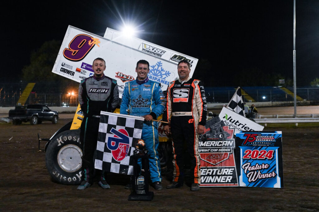 Riverside Friday night podium